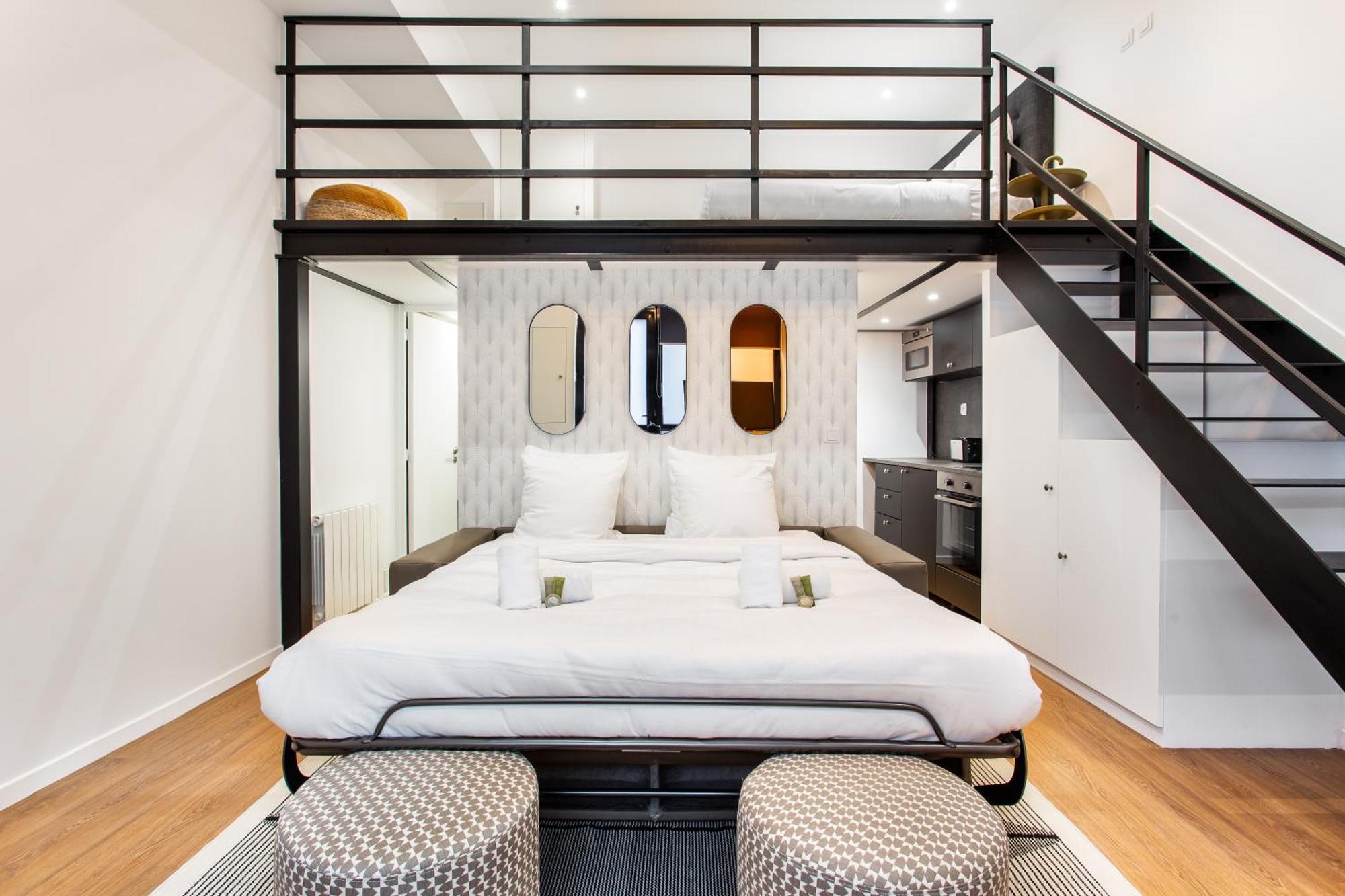 Luxury Loft In Paris Daire Oda fotoğraf