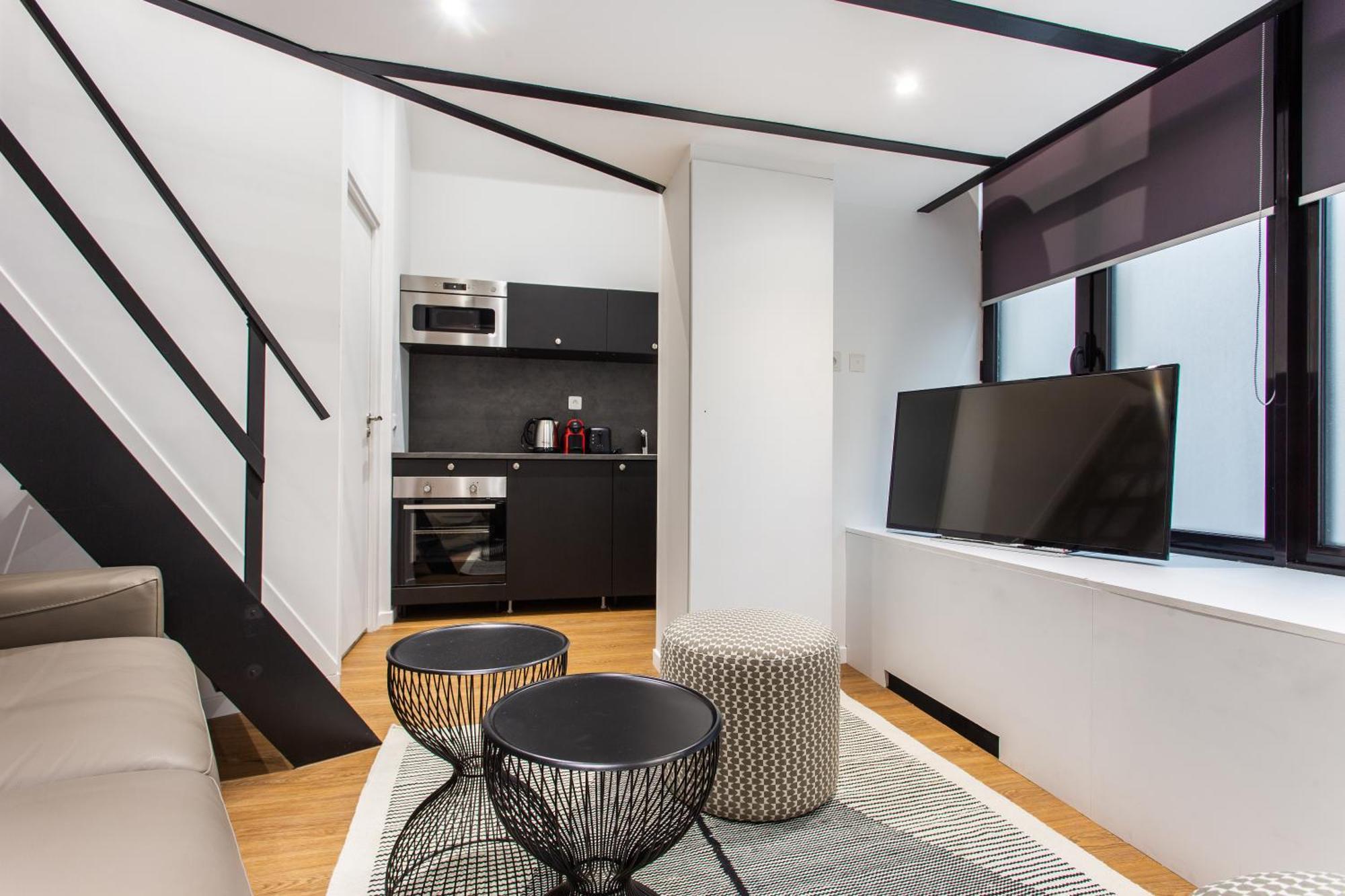 Luxury Loft In Paris Daire Oda fotoğraf